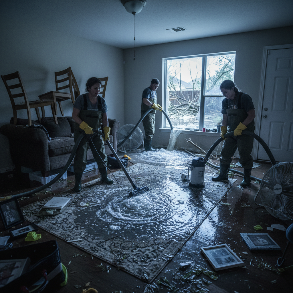 Emergency Flood Cleanup: What to Do Immediately After a Storm in Valley Ranch