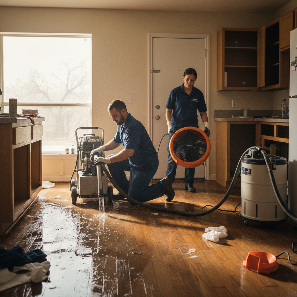 Water Damage Restoration work by Irving Water Damage Restoration in Irving