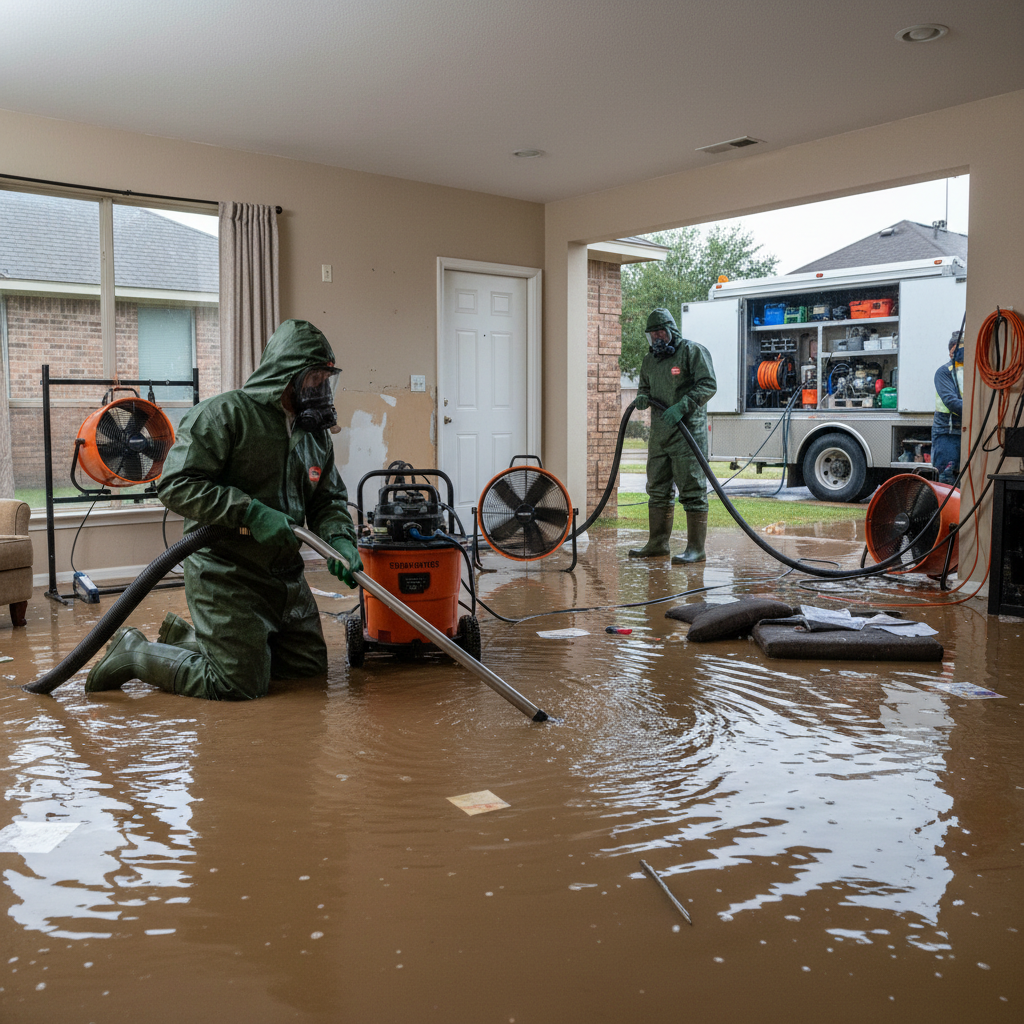 Emergency Water Extraction in Irving