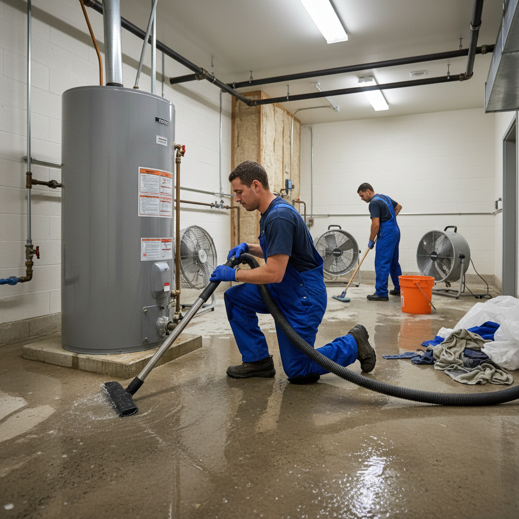 Water Heater Leak Cleanup in Irving